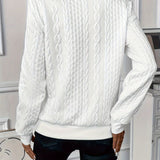 Cable Knit Half-Zip Sweater – Refined Warmth for Every Day