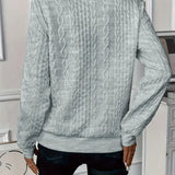 Cable Knit Half-Zip Sweater – Refined Warmth for Every Day