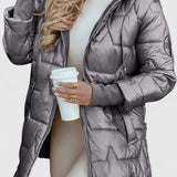 Luxe Quilted Puffer Coat with Hood – Winter Essential