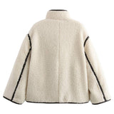 Mielure Luxe Shearling-Style Jacket