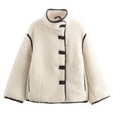 Mielure Luxe Shearling-Style Jacket