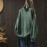 Oversized High-Neck Sweater – Bold Comfort, Dutch-Inspired