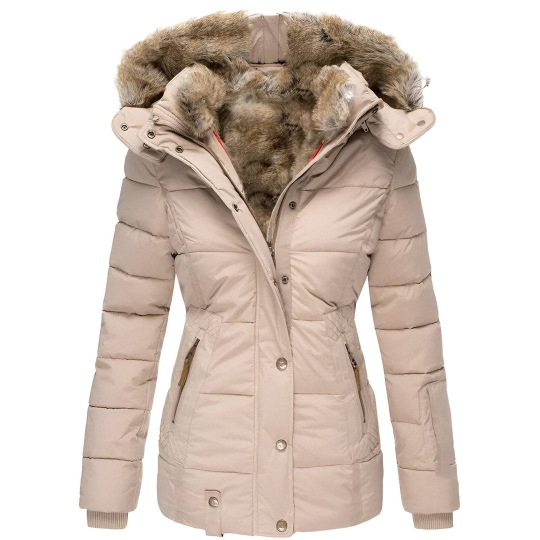 Luxe Faux Fur Lined Winter Parka – Black