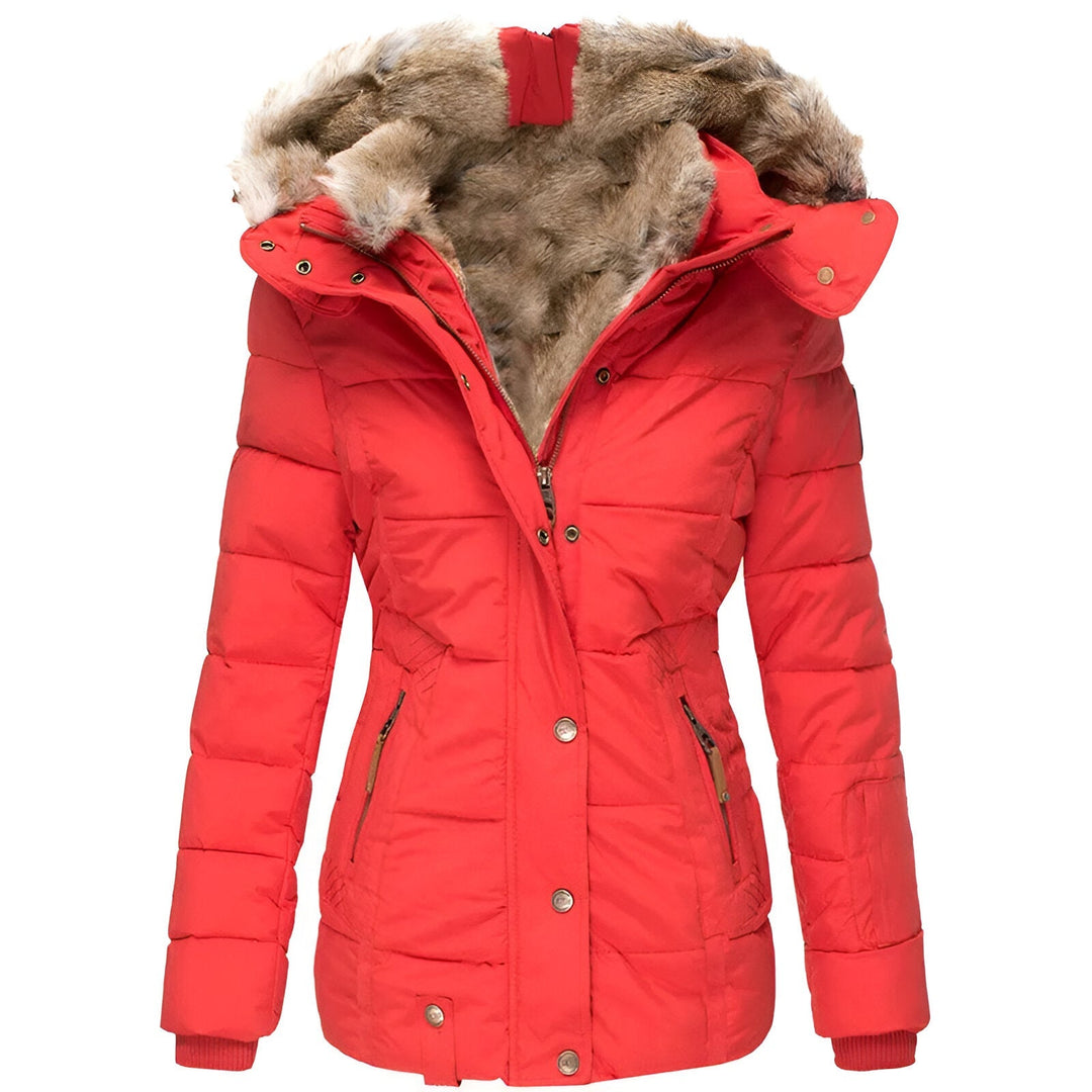 Luxe Faux Fur Lined Winter Parka – Black