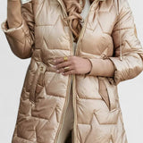 Luxe Quilted Puffer Coat with Hood – Winter Essential
